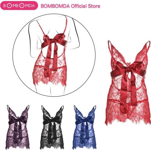 XL Size Erotic Lingerie Sexy Costumes Lace Siamese Perspective Three-Point Underwear G-string Sexy Lingerie Adult Products