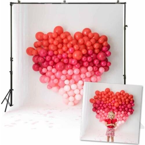 Valentine Photography Backdrop Heart Balloons Newborns Baby Children Birthday Customized Photo Background Studio PhotocallW4814