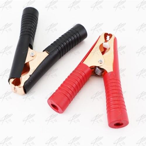 Hot Car Alligator Clips Battery Clamps Crocodile Clip 100A Red+Black