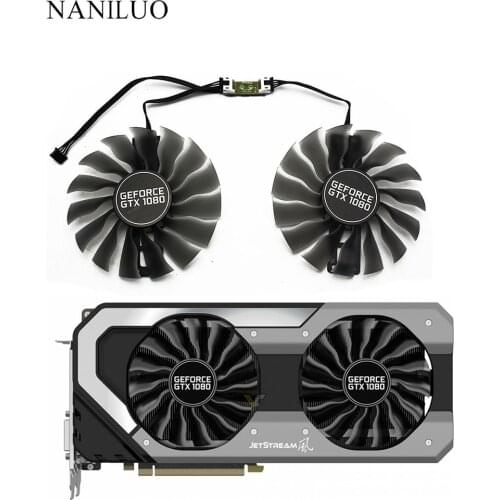 95 мм вентилятор GTX1080 GPU кулер для emtek Palit GTX 1080 OC Super JetStream видеокарта вентилятор охлаждения