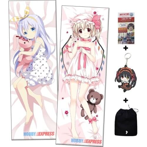Hobby Express Touhou Project & Is the Order Rabbit Otaku Waifu Dakimakura Japanese Hugging Body Pillow Cover MGF-59007 59013