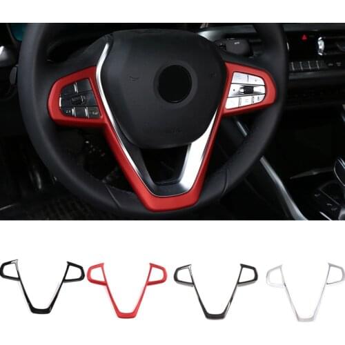 Steering Wheel button V Frame trim Decoration Cover For BMW 3 5 series G20 G30 X3 X5 X7 G01 G05 G07 GT6 G32 7 Series G11 2020