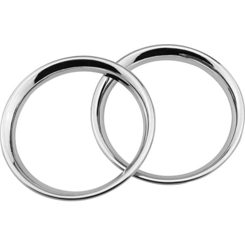 Air Outlet Cover for Nissan Versa Almera Latio 2012 - 2015 2016 2017 Chrome A/C Air Vent Ring Cover Trim Car Styling Sticker