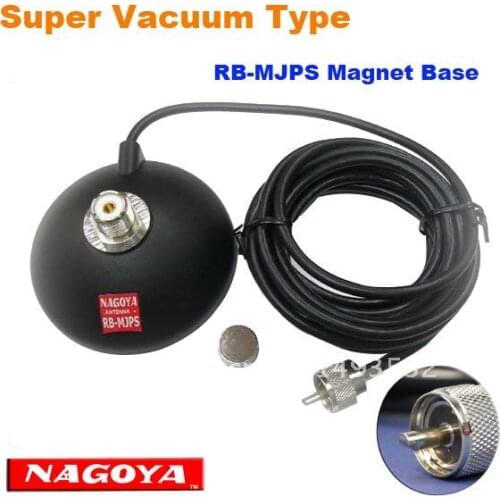 NAGOYA Super Vacuum Type Roof Magnetic Mount RB-MJPS Megnet Base for Car Radio