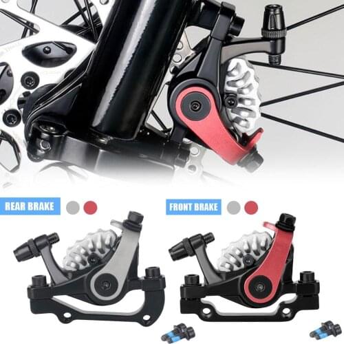 MTB Road Bike Pulling Hydraulic Dual Drive Disc Brake Calipers Front Rear Mountain bike Bicycle Oil Disc Brake with brake rotor