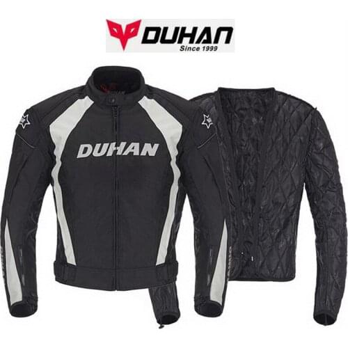 DUHAN Motorcycle Jersey Jacket Four Seasons MOTO Racing Suit Jackets Anti-fall Motorbike Riders Clothes Made of Oxford cloth