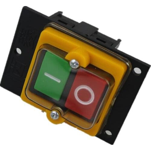 New On Off Start Stop Water Proof Push Button Switch 10A 380V AC 75x52mm KAO-5M