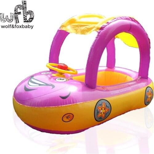 0-3 years Max Capability 15.4KG Children Swim Ring Baby Sitting Circle awnings boat