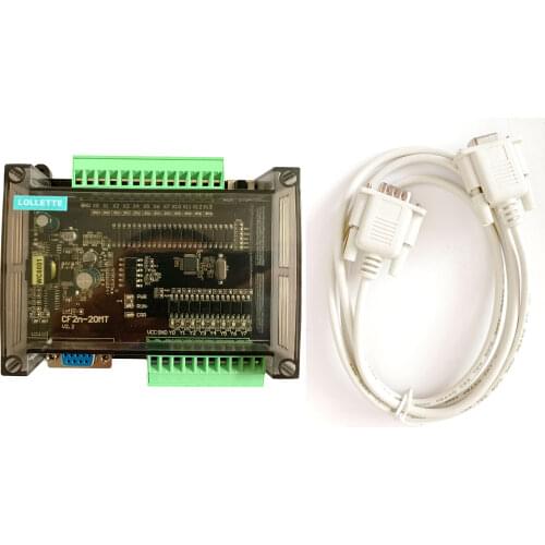 LE2N-20MT FX2N-20MT PLC 12in 8 Transistors out with RS232 cable FX2N 20MT