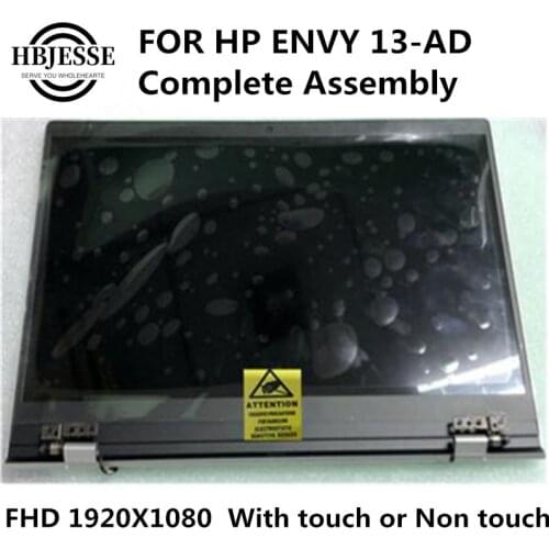 Touch assembly FOR HP ENVY 13-AD FHD 1920X1080 for HP 13 AD LCD TOUCH LED Display LCD cable Complete Assembly