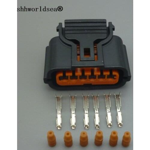 Shhworldsea 6 pin for Modern kia IX35 move line eight yue lang ruina after reversing radar sensor plug connector HP286-0602