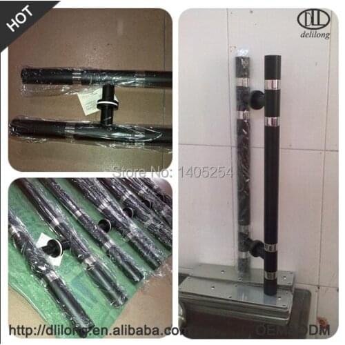 Stainless steel glass door handles