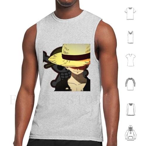 Luffy Merchandise! Tank Tops Vest Cotton Luffy Hats Luffy Hat Pirates Animie Luffy Case Luffy Pirate Hat Hat Luffy Luffy