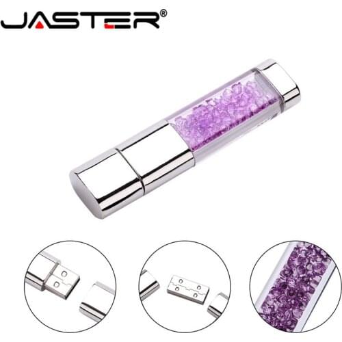 JASTER rainbow diamond Crystal Elements USB flash drives memory stick U Disk pendrive 4GB 8GB 16GB 32GB Gift free shipping