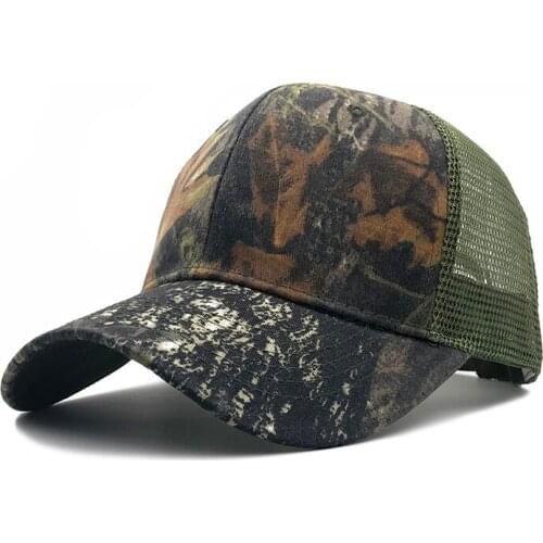 Spring Summer Camouflage Mesh Baseball Caps Brand Snapback Army Hats For Women And Men Alpine Net Cap Trucker Casquette
