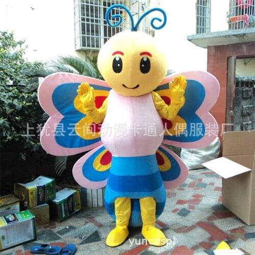 High Quality Butterfly Mascot Costumes Cartoon Adult Apparel Cosplay Outfit for Carnival Halloween Chrismas Party Events