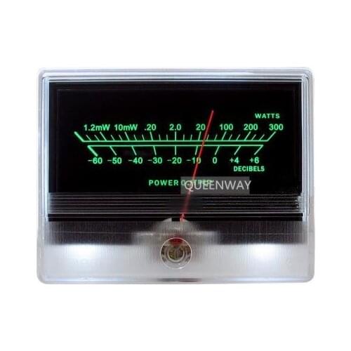 V-025 Audio Power Amplifier VU Meter Front-end DB level Header With Backlight High-precision