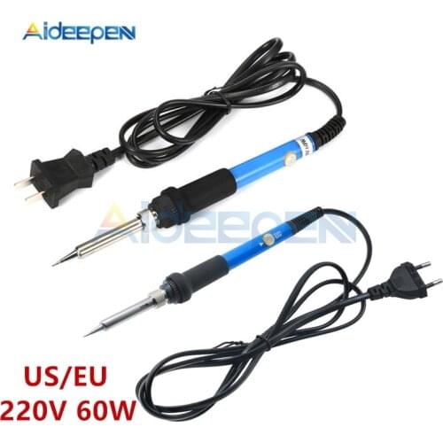 110/220V 60W Adjustable Temperature Electric Soldering Iron Handle Heat Pencil Soldering Iron Welding Solder Rework Station Tool