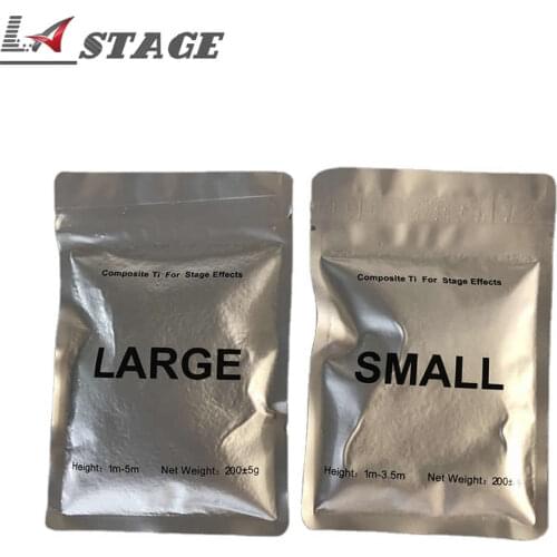 2bag/lot 200g Titanium Powder Special Effects Wedding Event Cold Spark Machine Cold Fireworks Powder Dusty