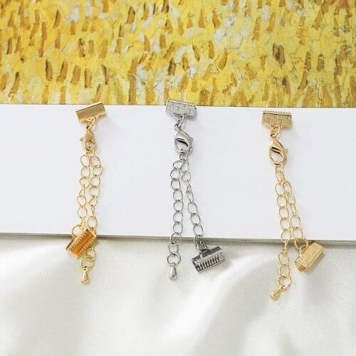 4pcs horse mouth clip buckle color retention end buckle diy homemade jewelry necklace bracelet connection buckle clip material