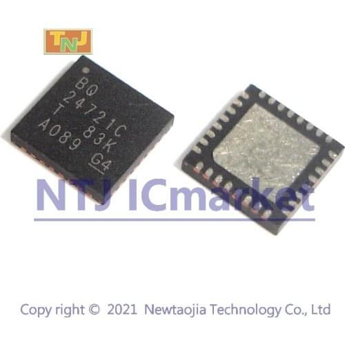 5 PCS BQ24721CRHBR QFN-32 BQ24721C BQ24721 24721C For NOTEBOOK CHARGER IC CHIP