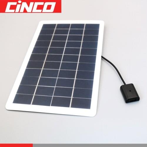 7.5W 5V Charge Regulator Outdoor Sun Power Solar Cells Charger 1.5A Max Output Devices Portable Solar Panels for Smartphones