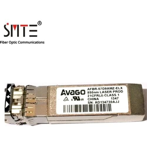 AVAGO AFBR-57D9AMZ-ELX 8.5G-0.15KM-850NM SFP+ Multimode Fiber Optical Module