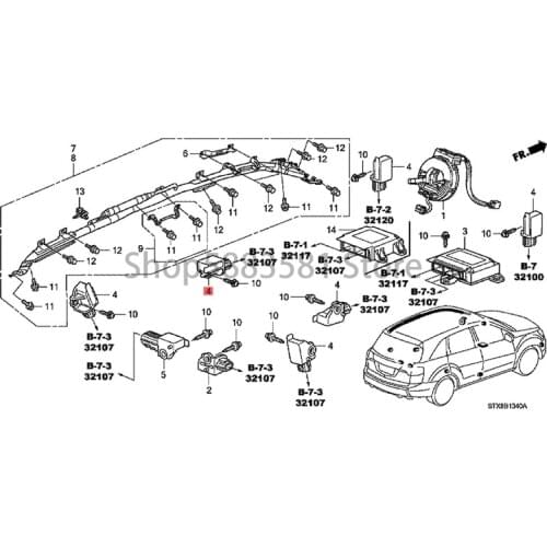 Car Side sensor Exhaust pipe oxygen sensor hon daa cur amd xOxygen barrier sensor Front oxygen sensor Engine exhaust temperatur