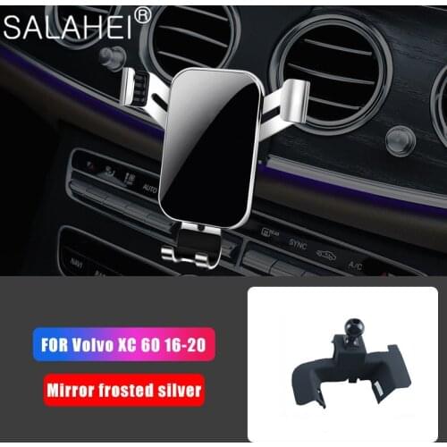 Car Phone Holder Air Vent Mount Clip Clamp Mobile Phone Holder for Volvo XC60 2016 2017 2018 2019 2020 Accessories Interior