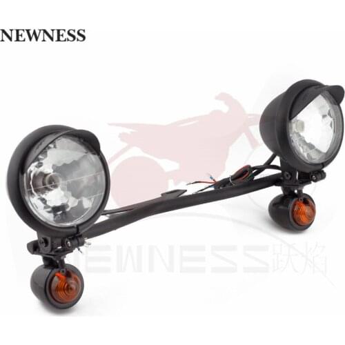 Passing Light Bar Turn Signals For Yamaha V-Star XVS 650 950 1100 Custom for Suzuki Boulevard Intruder Volusia Marauder