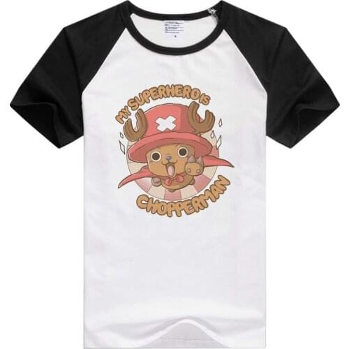 One Piece Anime Chopperman Copper short sleeve casual Men Women T-shirt Comfortable Tshirt Cool Print Tops design GA852