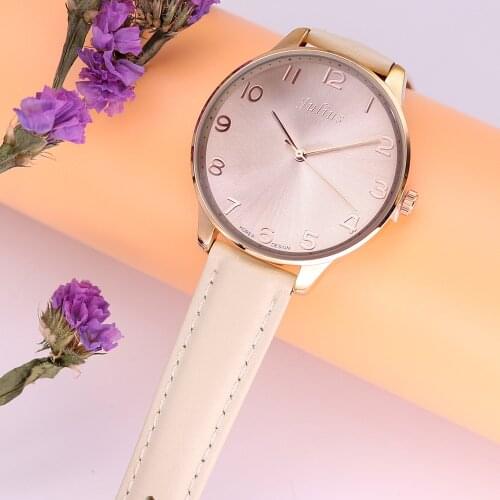 Free Spare Steel Strap Julius Lady Womens Watch Japan Quartz Elegant Simple Big Fashion Hours Bracelet Real Leather Girls Gift