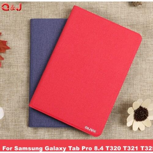 For Samsung Galaxy Tab Pro 8.4 T320 T321 T325 PU Leather Flip Cover Back Cover Soft Luxury Faux High Quality Case