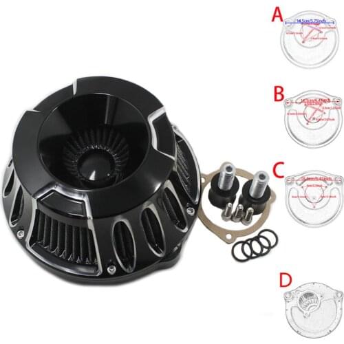 CNC Crafts Air Filter Cleaner For Harley Touring Road King Softail Heritage Dyna 00-18 Sportster XL883 1200 1991-2017