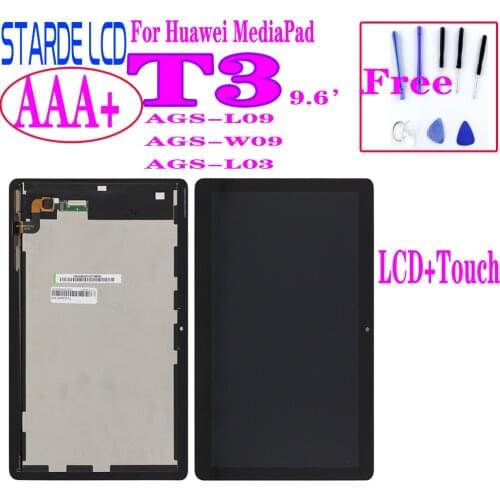 9.6" For Huawei Mediapad MediaPad T3 10 AGS-L03 AGS-L09 AGS-W09 T3 LCD Display Touch Screen Digitizer Assembly + Tools
