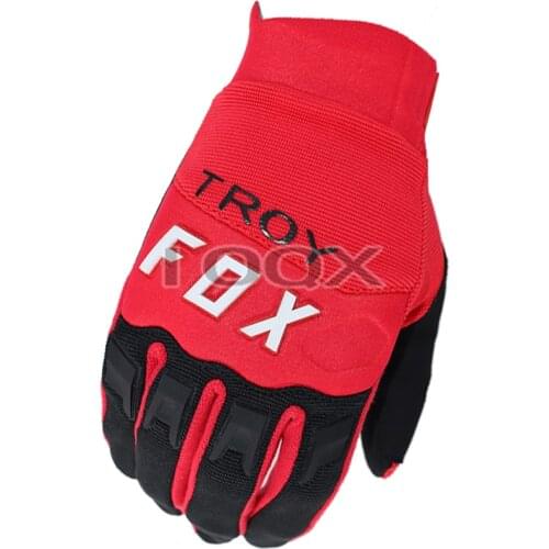 2021 MX ATV Racing Gloves MTB ATV Bike Riding Motocross Mountain Bicycle Offroad Race Red Glove