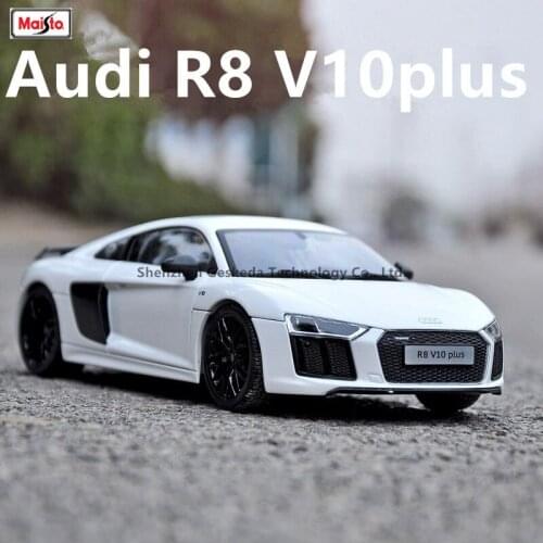 Maisto 1:18 Audi R8GT car alloy car model simulation car decoration collection gift toy Die casting model boy toy