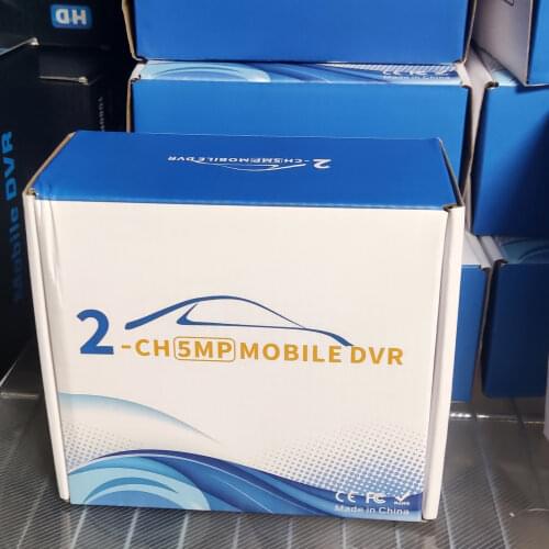 NEW 2018 Realtime 5MP DVR 2CH MINI DVR AHD DVR car truck bus vehicle video record mobile DVR HDMI CVBS AHD with remote control