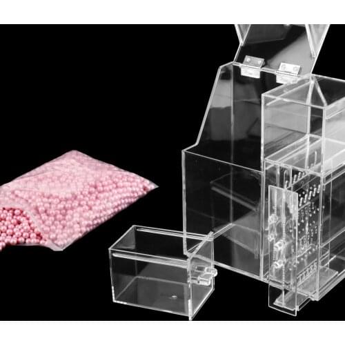 Multi-purpose makeup brush bucket eyebrow pencil beauty brush cosmetic desktop storage box pen holder brush dustproof