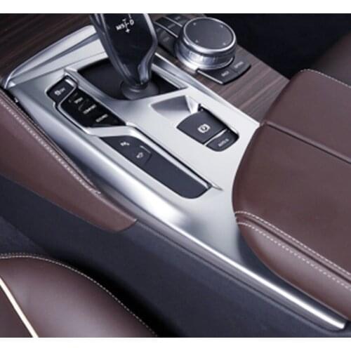 ABS Car Gear Shift Switch panel Cover trim Sticker Fit for BMW 5 Series 6 Series GT Car Styling