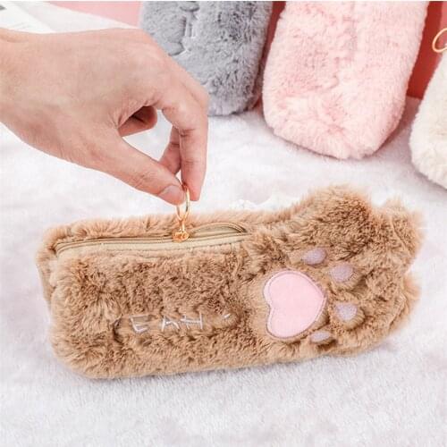 Pencil Cases Large School Cases For Girl Pencil Box Kawaii Stationery Office Supplies School Supplies 2021 Pusheen Plush Estuche
