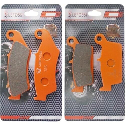 Motorcycle Front Rear Brake Pads For Suzuki DR125 08-12 RM125 96-09 RM250 1996-2009 RMX250 1996-1999 DRZ400 00-09 Dirt Pit Bike