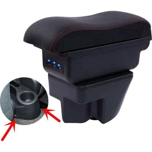 For MorrisGaragesMG3 mg3 armrest box central Store content Storage box with cup holder ashtray USB interface products 2007-2016