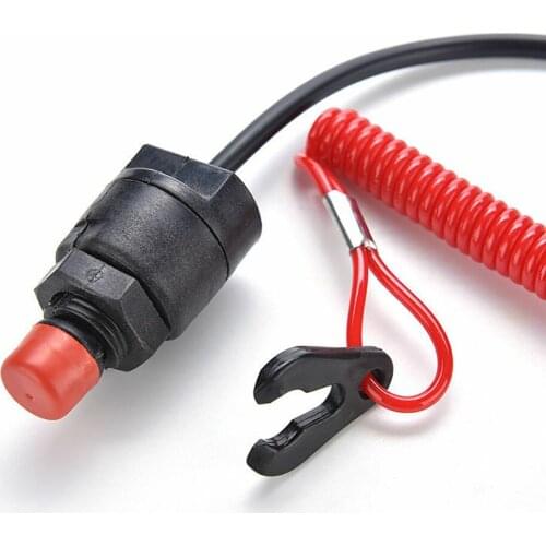Practical Accessories Kill Stop Switch Boat Professional Motor Lanyard Tether Outboard Cut Off Button Emergency Safety