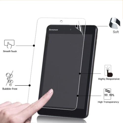 High clear Glossy Protective coverFor Lenovo Miix 2 8 8.0" tablet pc Anti-Scratches HD LCD Screen Protector Film + clean cloth