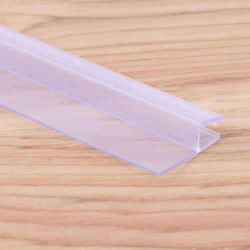 PVC Shower Screen Door Seal Strip Lining Water Stopper Bath Glass Seal Strip
