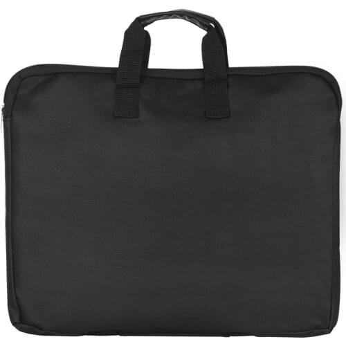 Waterproof File Folder Capacity Double Layers Document Holder Zipper File Bag with Handle Waterproof Canvas Handbag