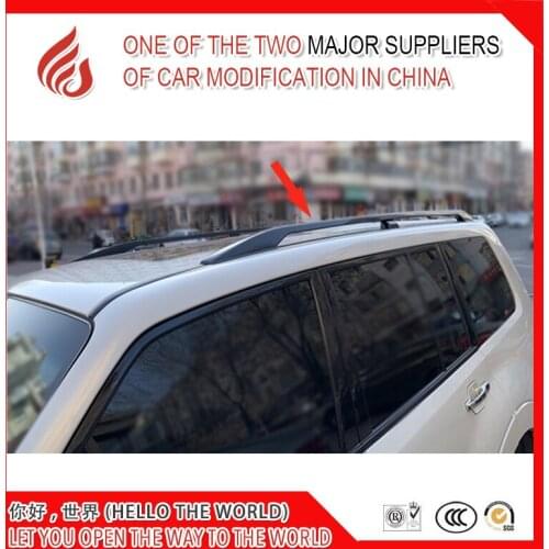 High quality Aluminium alloy screw install side rail bar roof rack for PAJERO V73 V93 V97 1997-2010 11 12 13 14 15 16 2017