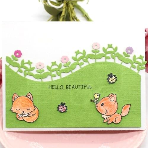 YPP CRAFT Floral Border die Metal Cutting Dies Stencils for Scrapbooking/photo album Decorative Embossing Paper Cards