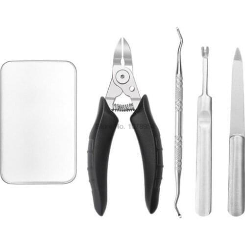 50set 1/4pcs Nail Clipper Set Stainless Steel Toenail Clippers for Thick Ingrown Toe Nail Heavy Duty Precision Nail Scissor